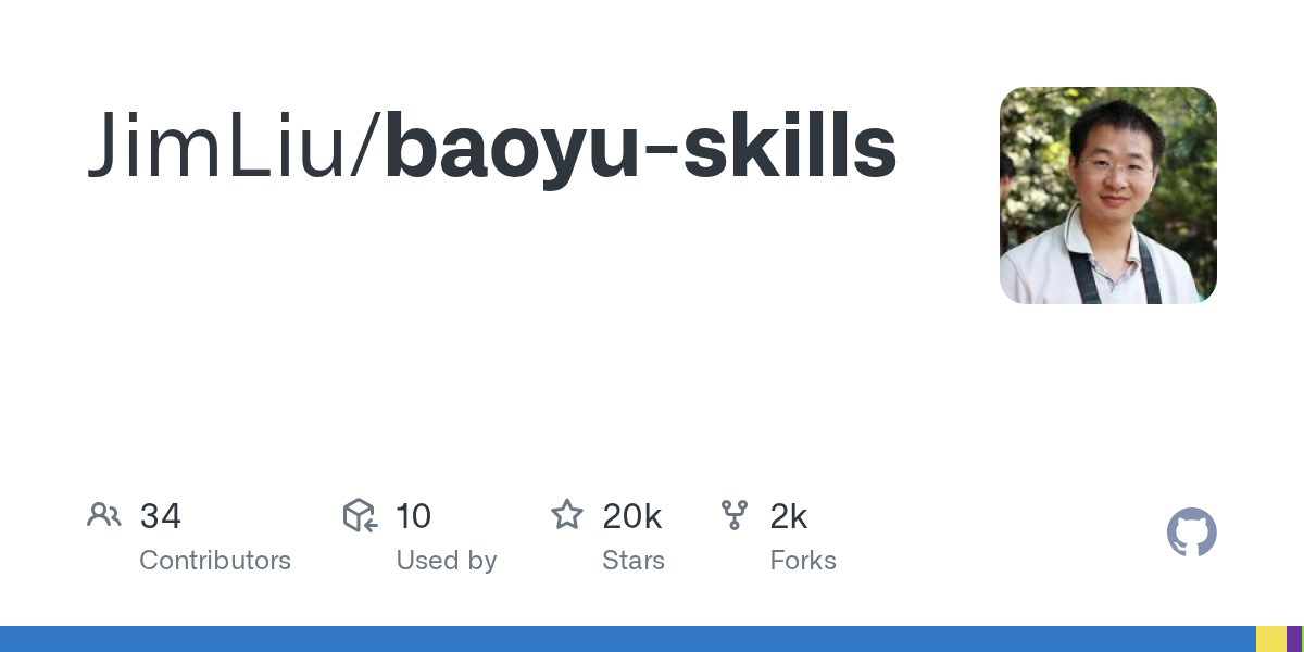 宝玉的 baoyu-skills：让你的 AI Agent 拥有 20+ 超能力