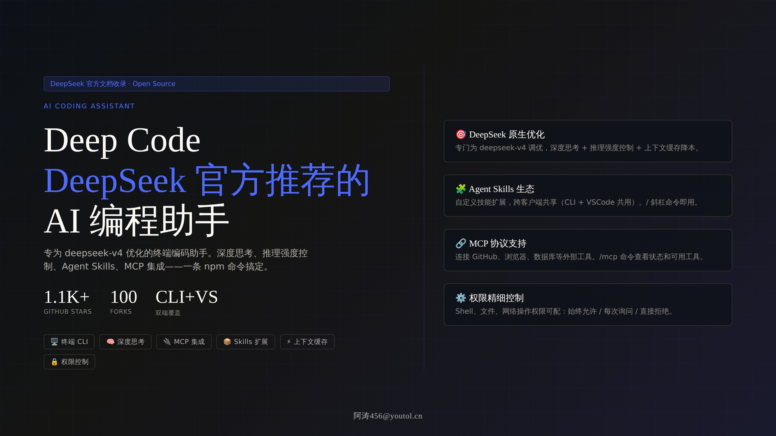 Deep Code：DeepSeek 官方推荐的终端 AI 编程助手