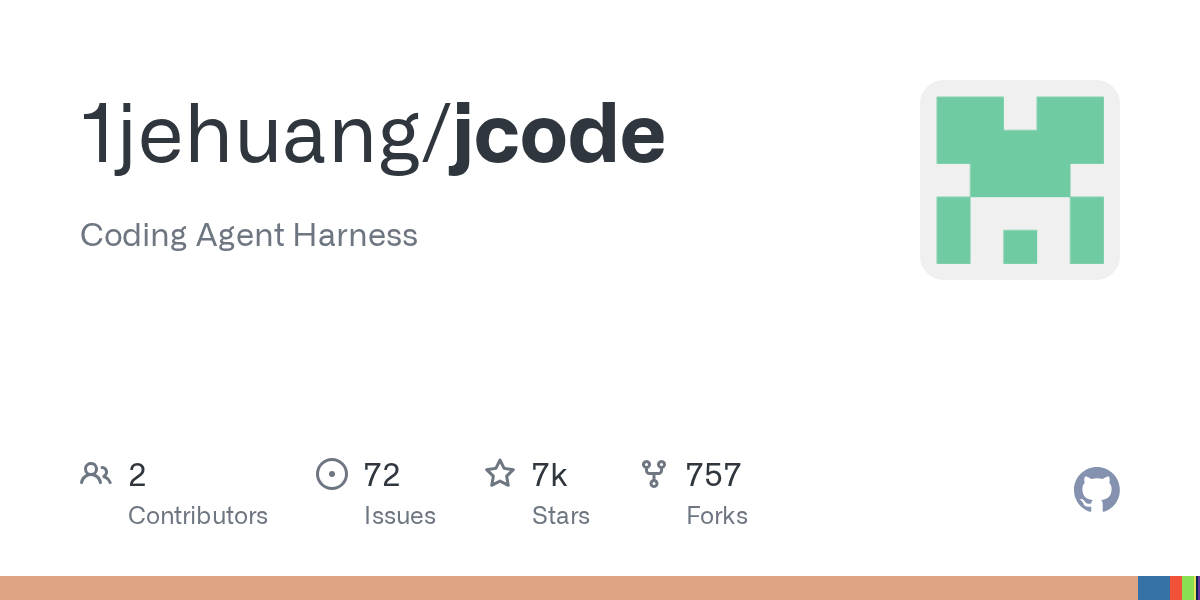 jcode：一个把性能做到极致的编码智能体框架