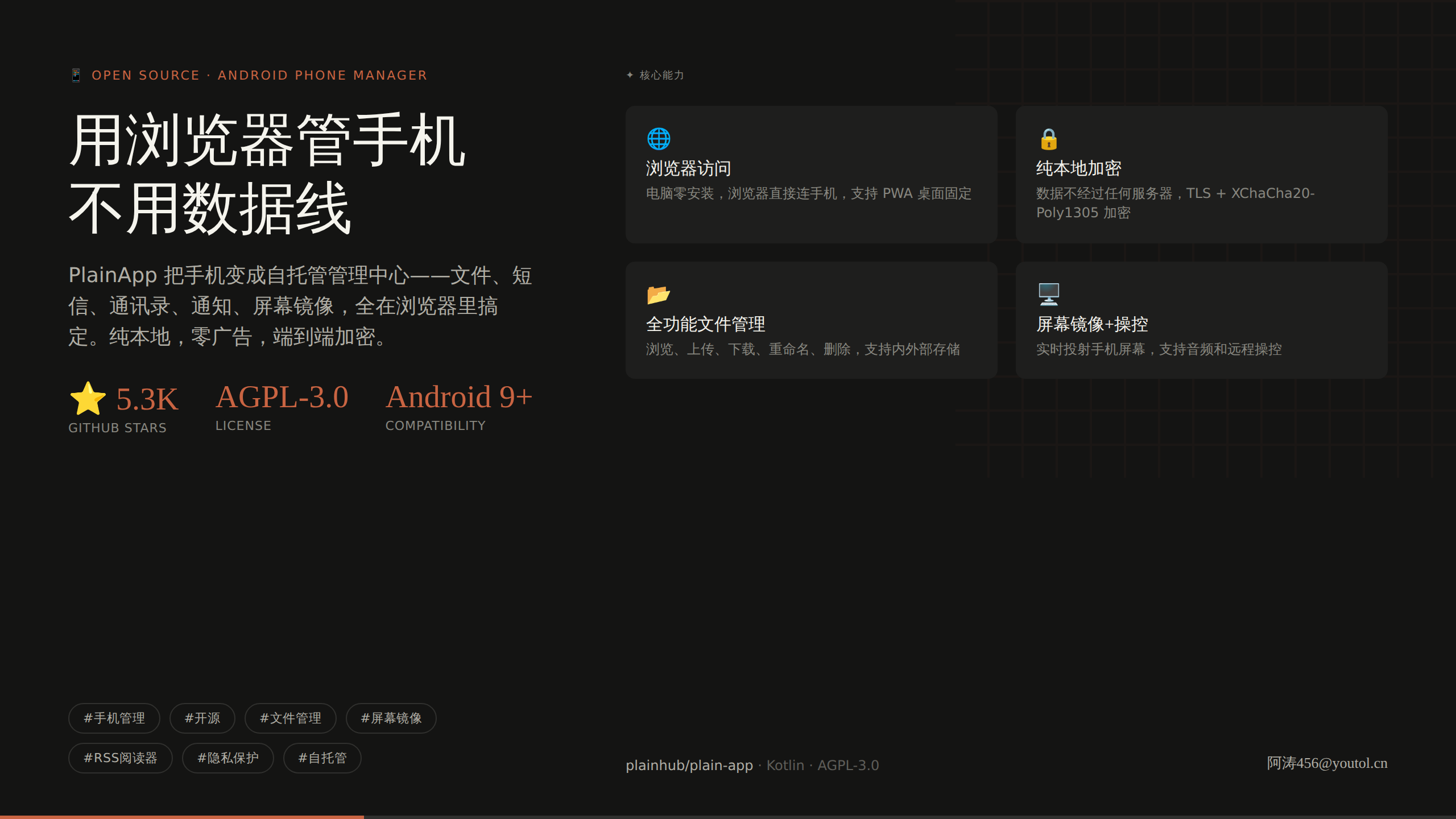 PlainApp 封面图