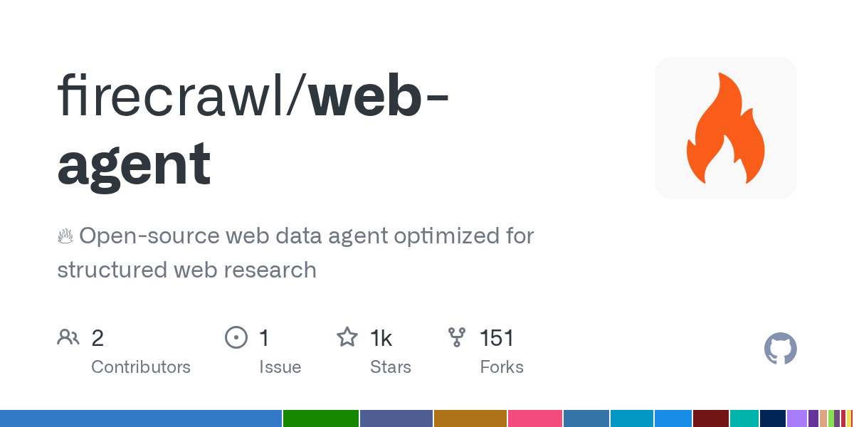 Firecrawl Web Agent：开源网页研究助手，让 AI 自己上网查资料